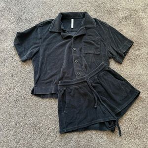 Fabletics Terry Towel Pajama Set